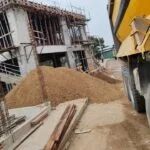 Montículo de afirmado en proyecto de construcción de la Universidad Agraria La Molina