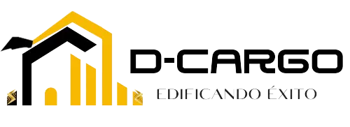 Logo de empresa Constructora D-Cargo en horizontal sin fondo